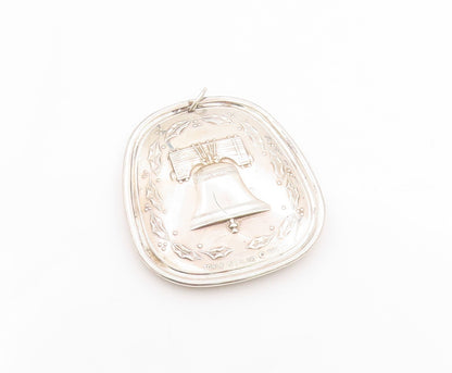 925 Sterling Silver Vintage Pendant TOWLE 1976 Antique Floral Bell  PT24646