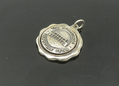 925 Sterling Silver  Vintage Petite The Hermitage Nashville Pendant  PT17818