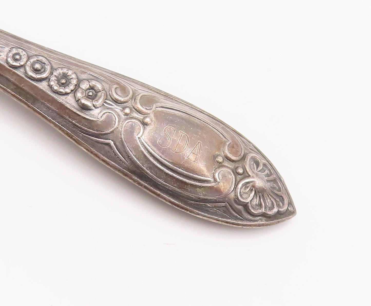 925 Sterling Silver Vintage Toy Antique Solid Carved Elephant Rattles  TR3770