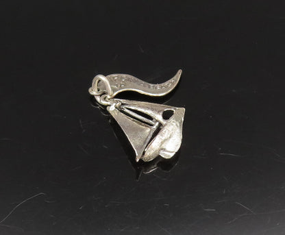 925 Sterling Silver  Vintage Virginia Beach Sailboat Charm Pendant  PT21580