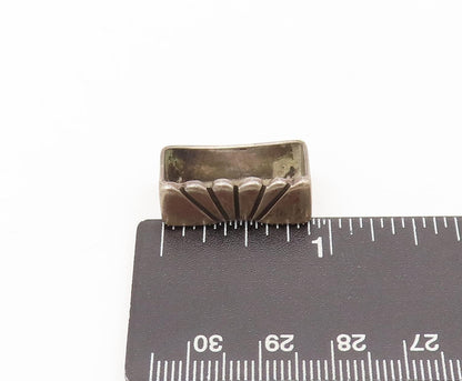 925 Silver Vintage Belt Buckle SOUTHWESTERN Fan Solid Belt Holder And Tip TR3675