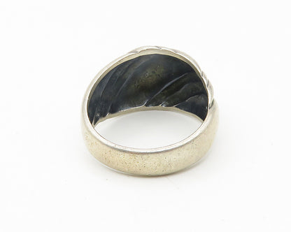 KABANA 925 Sterling Silver  Vintage Shiny Dome Band Ring Sz 10  RG11375