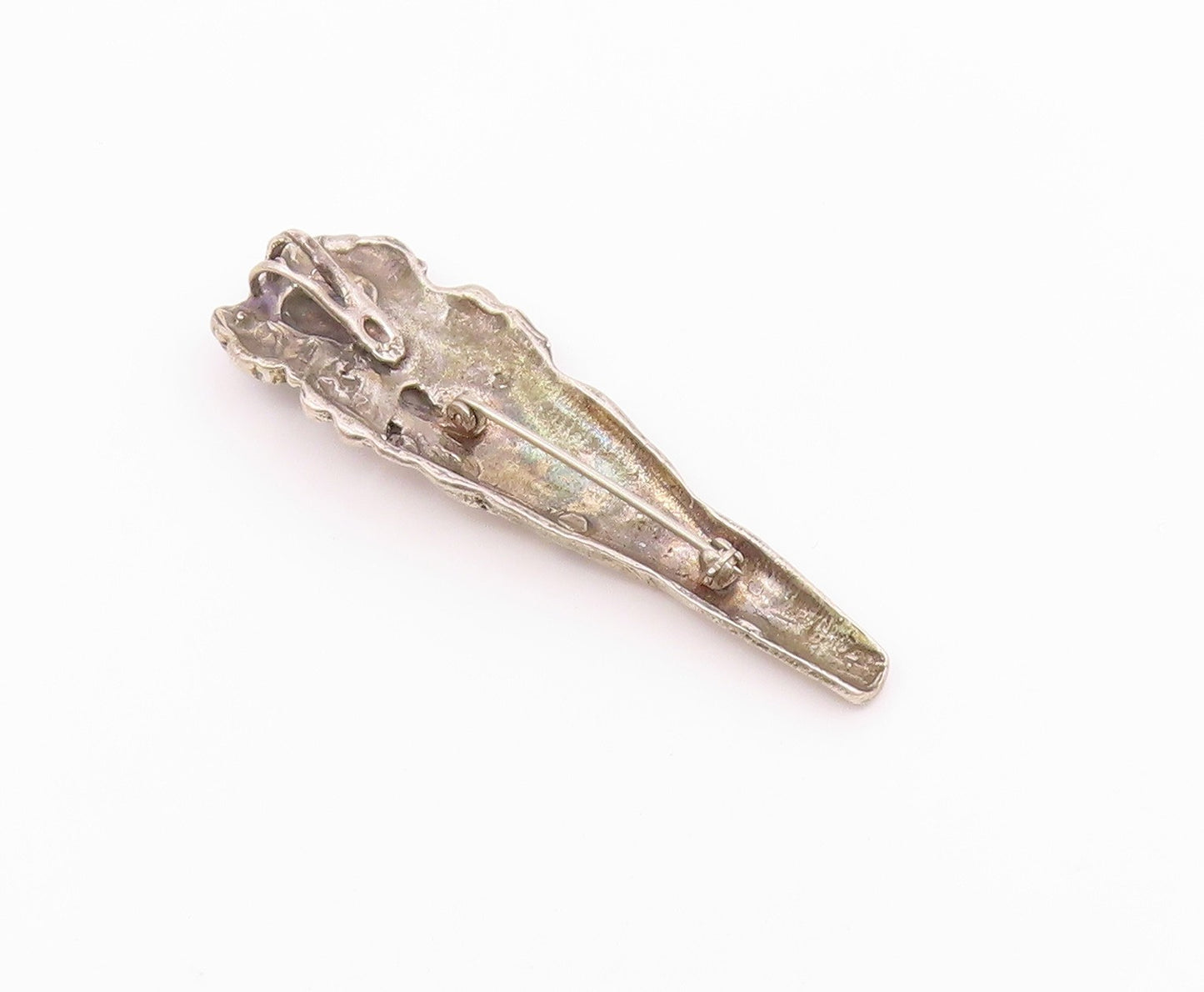 925 Sterling Silver  Vintage Shiny Mother & Baby Love Brooch Pin  BP9208