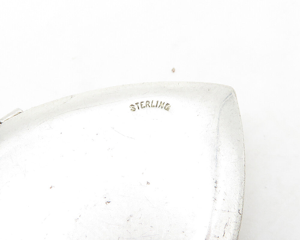 925 Sterling Silver  Vintage Love Heart Locket Pendant (OPENS)  PT15221