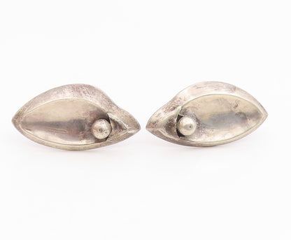 BALDERAS MEXICO 925 Sterling Silver Vintage Modernist Design Cufflinks  TR3208