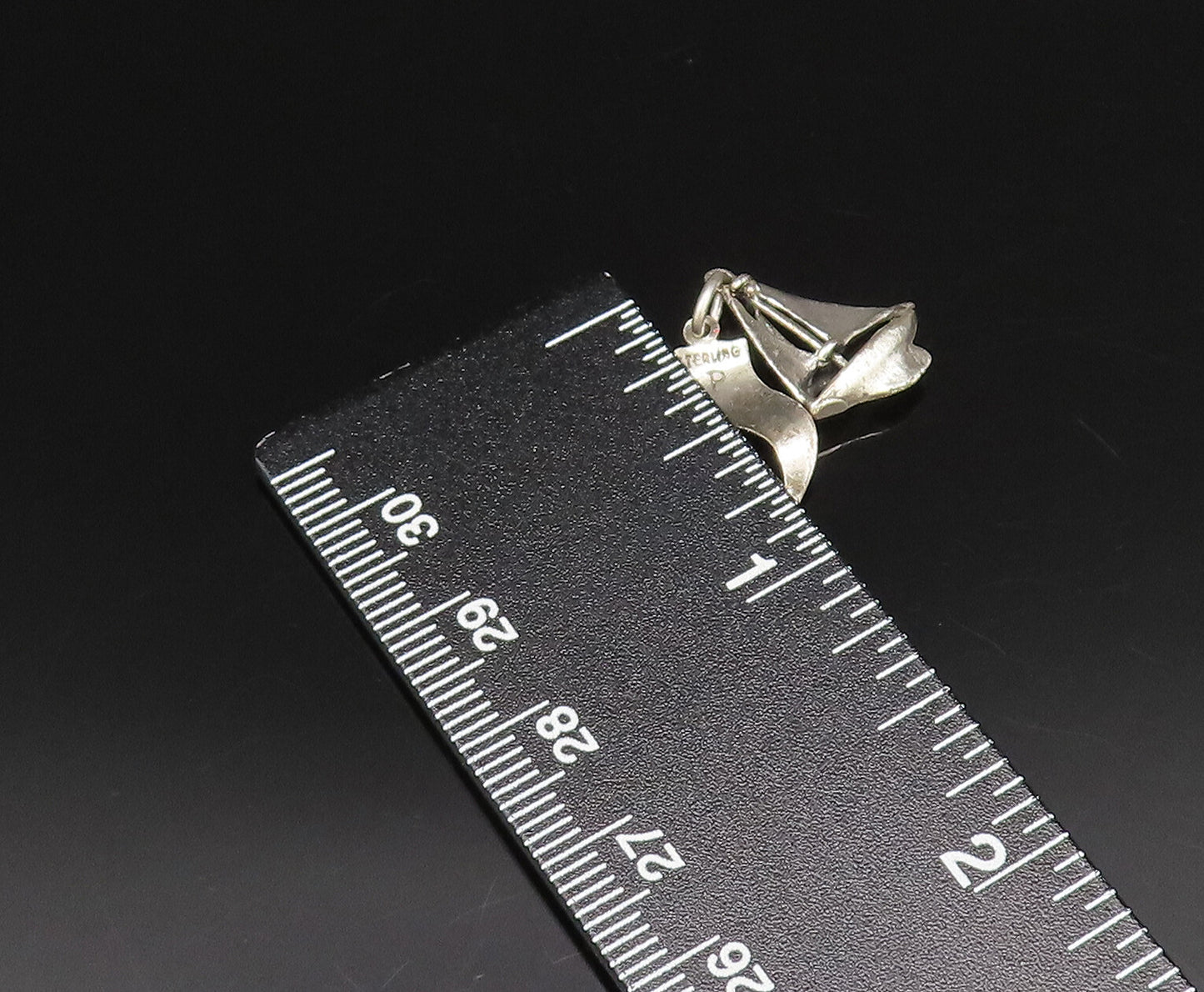 925 Sterling Silver  Vintage Virginia Beach Sailboat Charm Pendant  PT21580