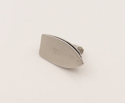 BEAU 925 Sterling Silver Vintage Minimalist Clothes Iron Charm Pendant PT21961