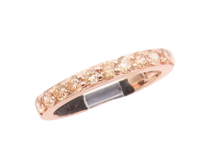 925 Sterling Silver Vintage Rose Ring Gold Plated Yellow Topaz  Sz 7  RG29579
