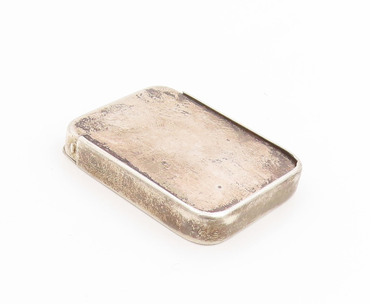 925 Sterling Silver Vintage Match Safe R. BLACKINGTON Vesta Case OPENS  TR4245
