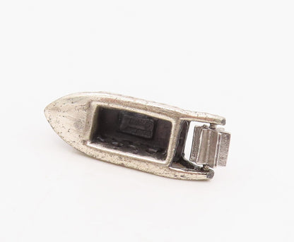 925 Sterling Silver Vintage Pendant Miniature Paddle Wheel Steamboat  PT25696
