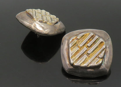 FREDERIC JEAN DUCLOS 925 Silver  Vintage Large Non Pierce Earrings  EG11388