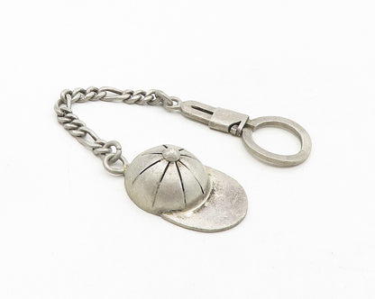 NVC MEXICO 925 Sterling Silver  Vintage Baseball Cap Motif Key Chain   TR1751