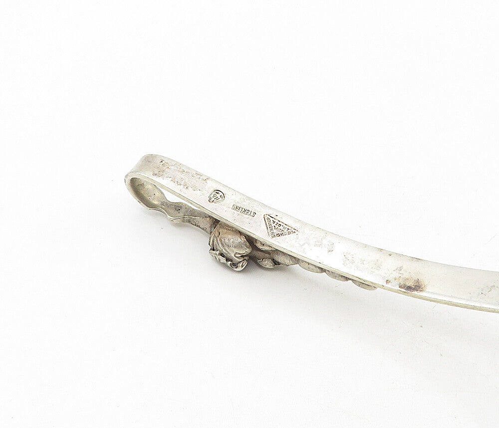 MEXICO 925 Sterling Silver  Vintage Grape Vine Detail Soup Spoon  TR1564