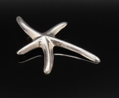 MEXICO 925 Sterling Silver  Vintage Minimalist Starfish Brooch Pin  BP9994