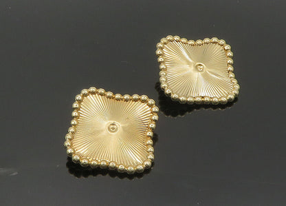 NAPIER 925 Silver  Vintage Rare Shiny Bubble Non Pierce Earrings  EG10047