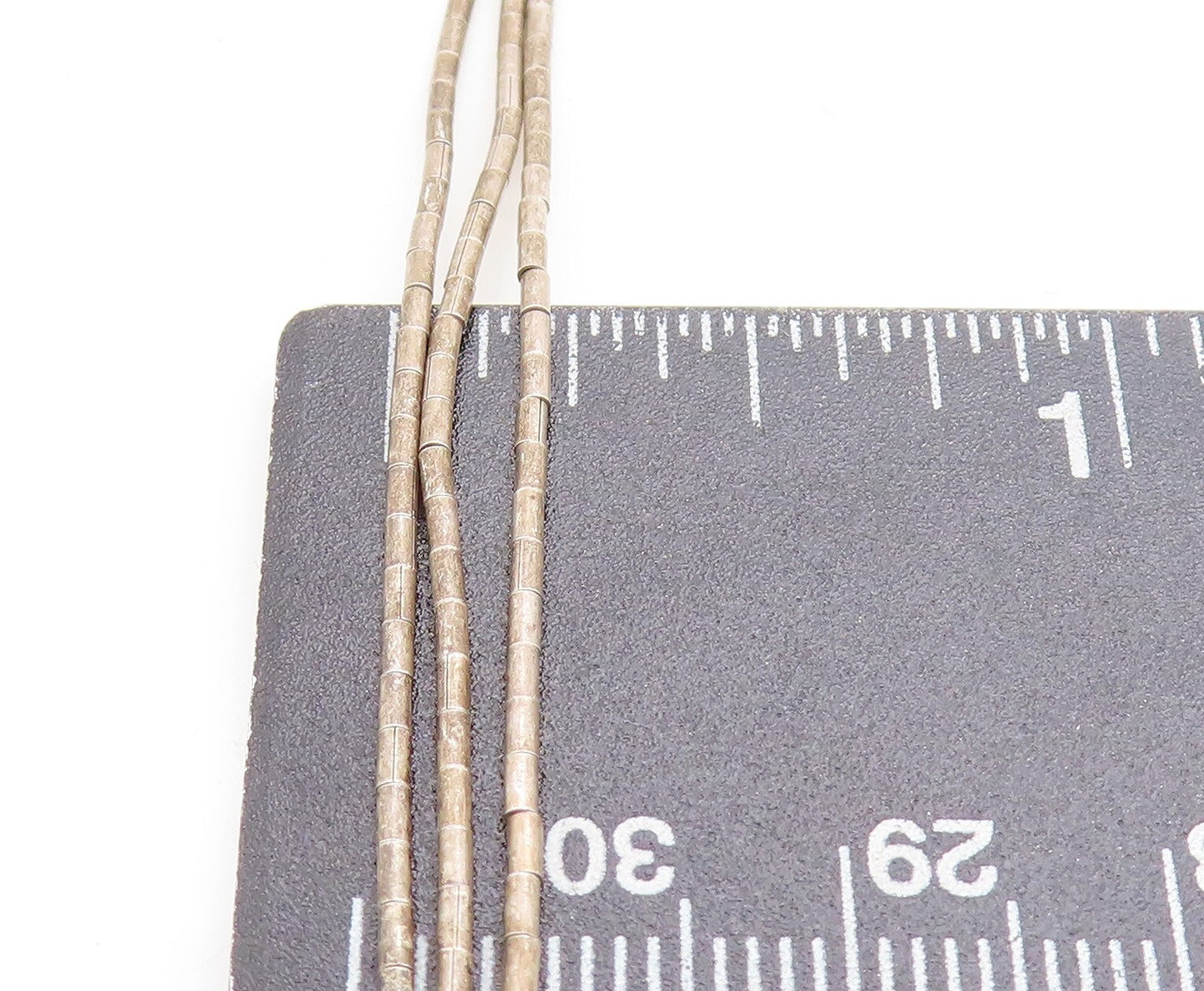 NAVAJO 925 Sterling Silver  Vintage Tear Drop Hematite Chain Necklace  NE1618