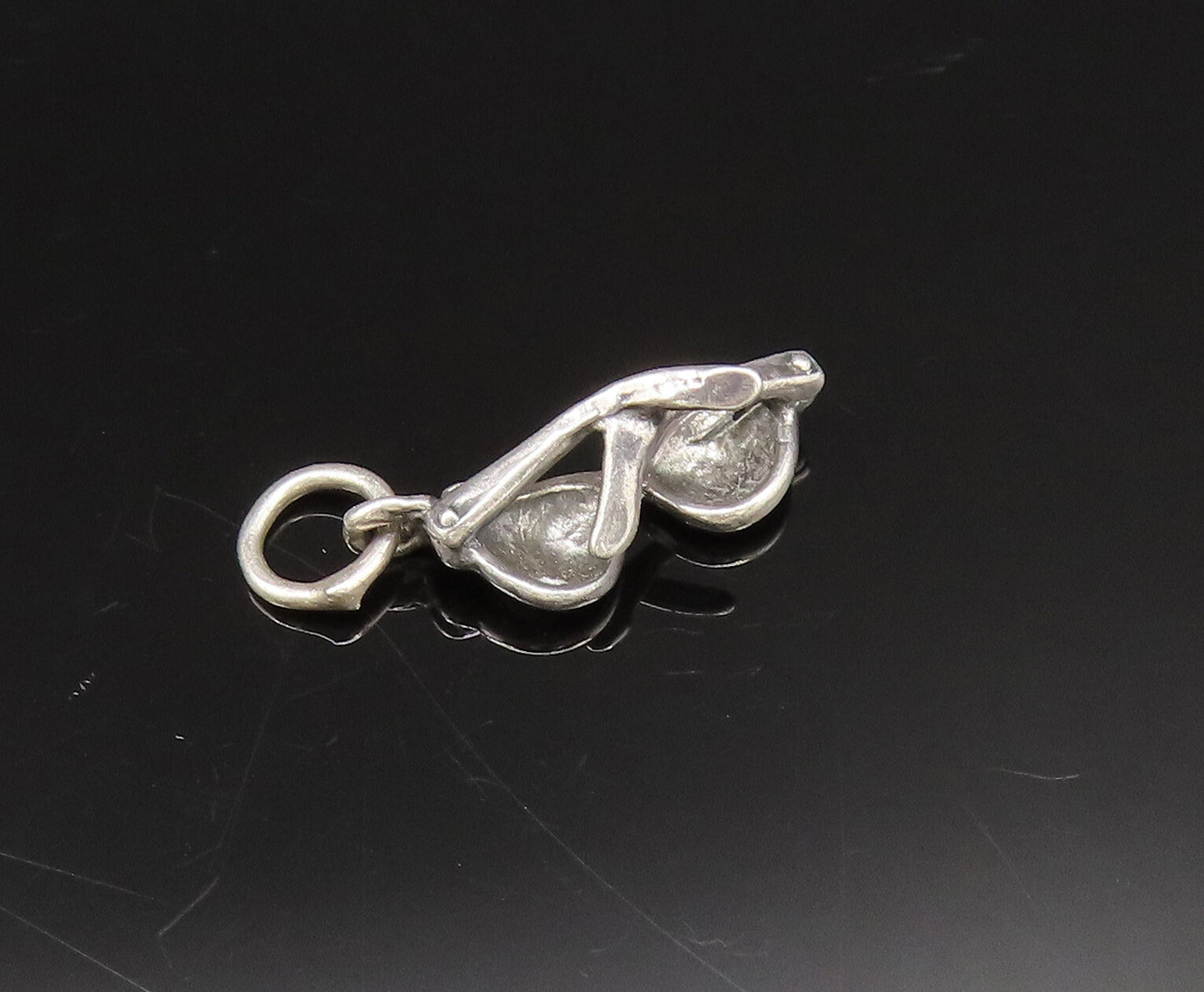 925 Sterling Silver  Vintage Summer Sunglasses Charm Pendant  PT21414
