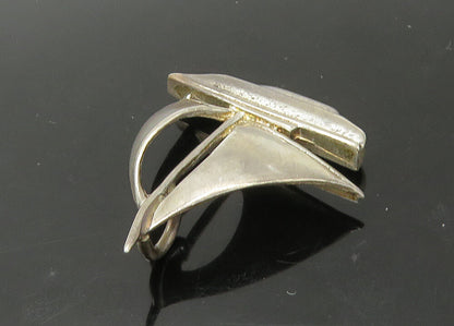 925 Sterling Silver  Vintage Shiny Smooth Sail Boat Motif Pendant  PT18331