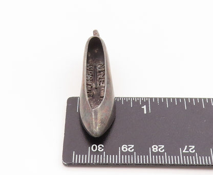 925 Sterling Silver Vintage Pendant NINE WEST Classic High Heel Shoe  PT26066