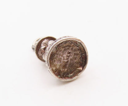 925 Sterling Silver  Vintage Man With Aviator Hat Charm Pendant  PT21416