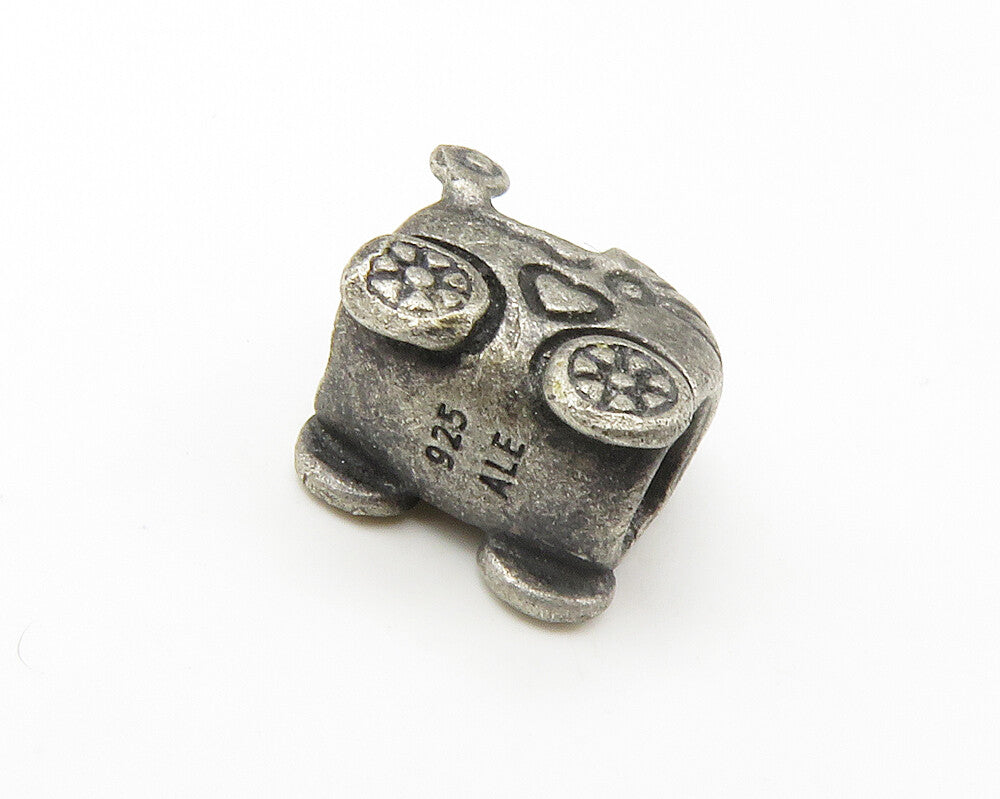 PANDORA 925 Sterling Silver   Vintage Petite Baby Carriage Pendant  PT11543