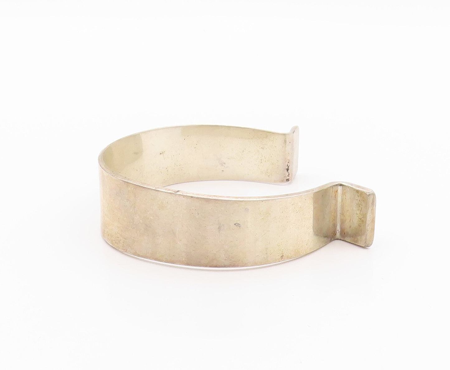 925 Sterling Silver Vintage Bracelet HANS HANSEN DENMARK Minimalist Cuff BT11093