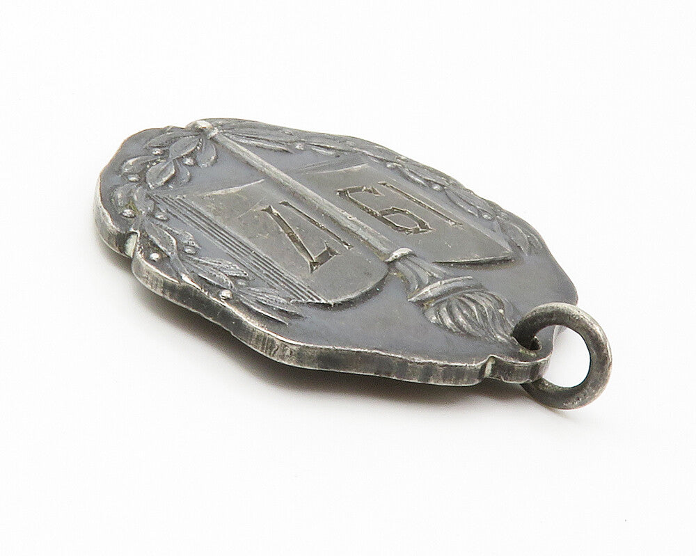 925 Silver  Vintage Antique 1917 Young Judean Convention Pendant  PT11227