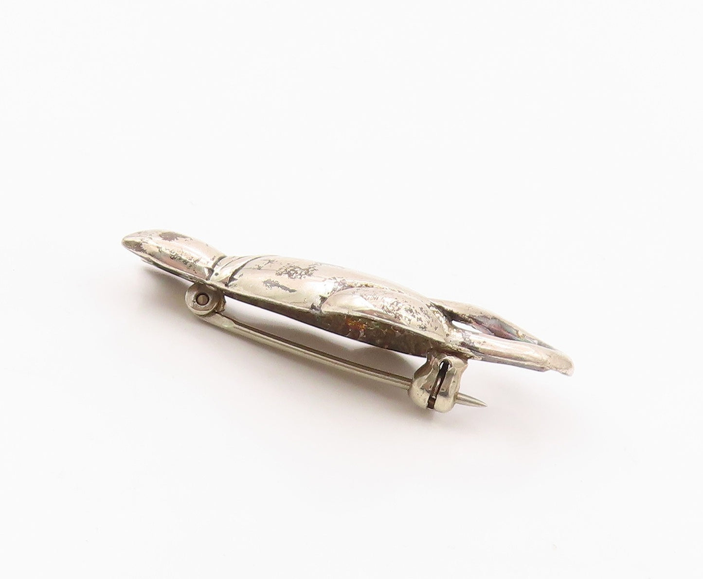 925 Sterling Silver Vintage Brooch Pin JEZALINE Feline Cat With Bandana  BP12564