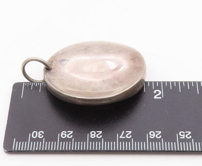 OWE JOHANSSON FINLAND 925 Silver  Vintage Modernist Round Pendant  PT19349