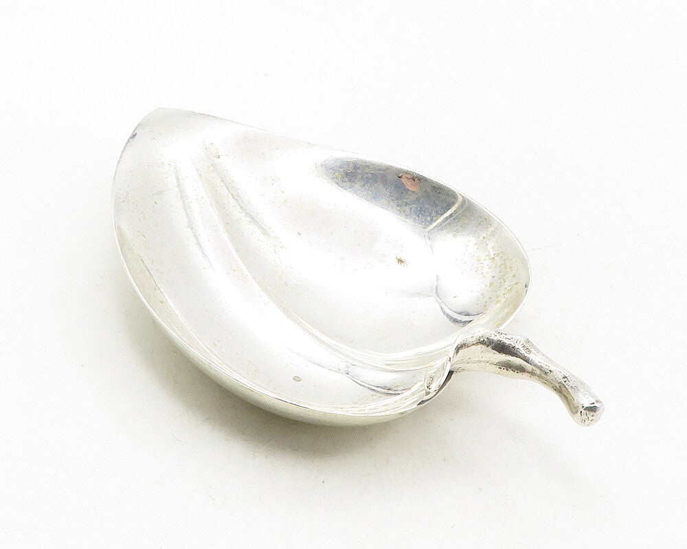 TIFFANY & CO. 925 Sterling Silver  Vintage Apple Motif Jewelry Dish  TR1638