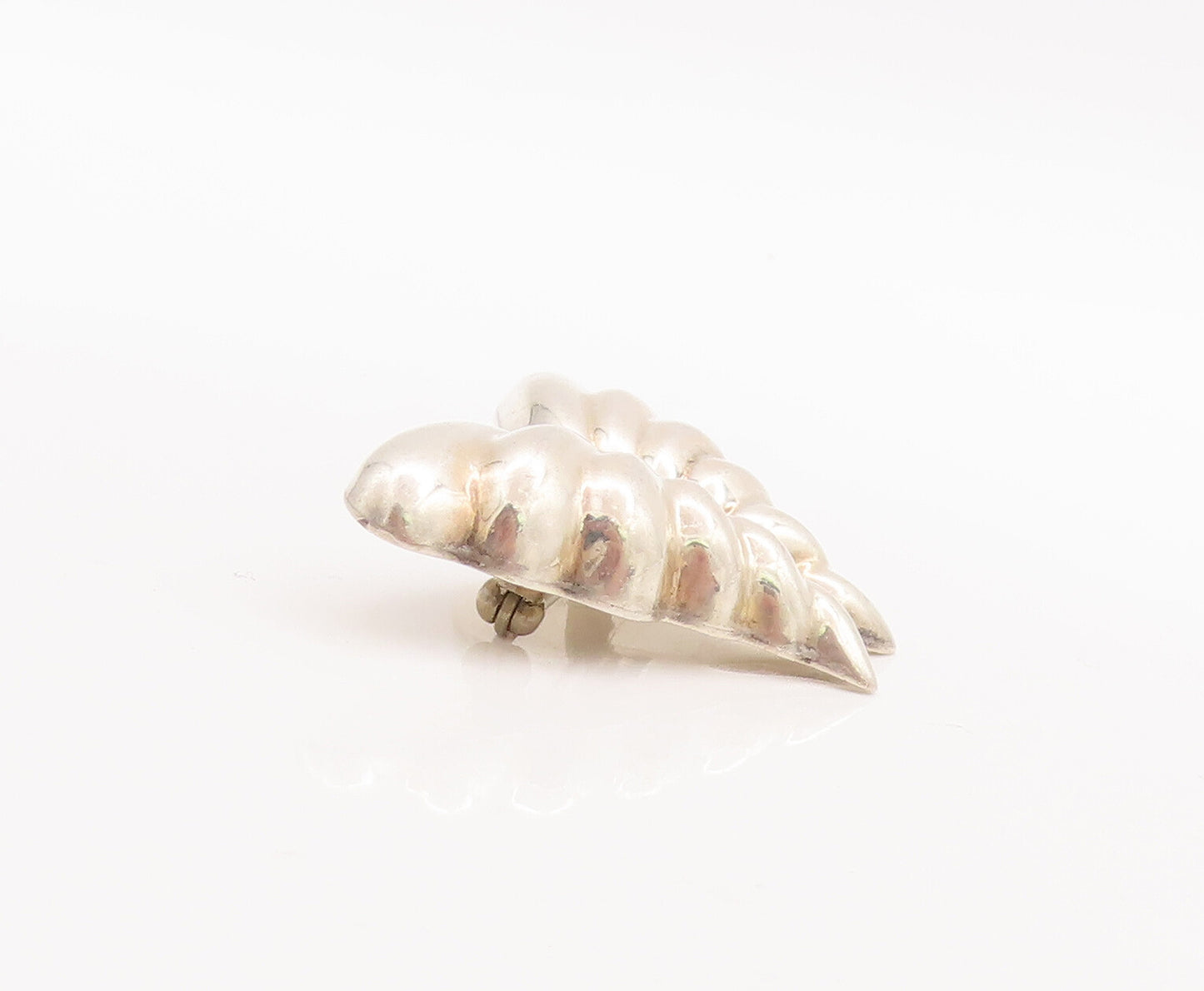 925 Sterling Silver Vintage Brooch Pin TIFFANY Puffed Carved Butterfly  BP11074