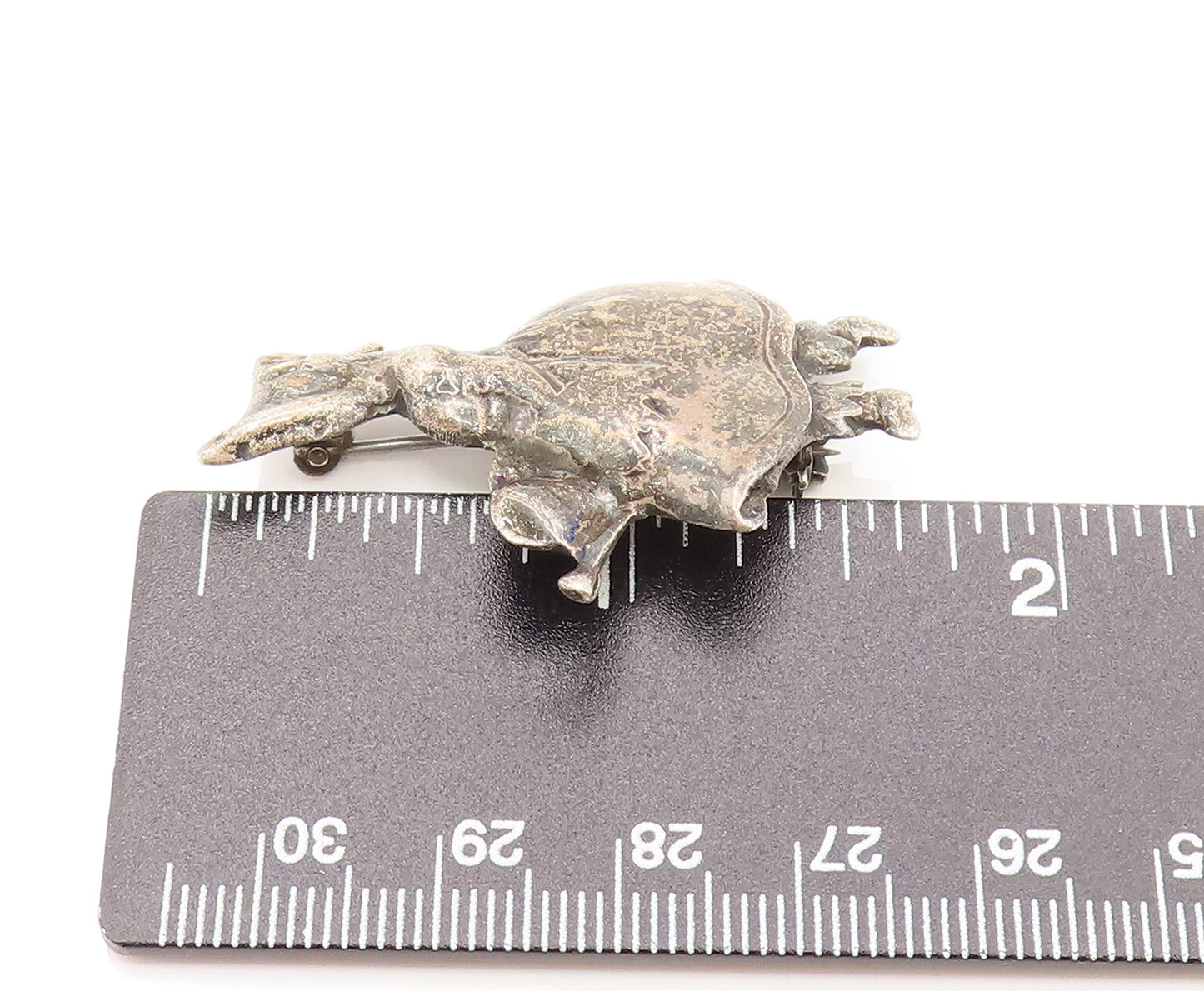 925 Silver  Vintage Antique Faceless Lady With Scarf Brooch Pin  BP10099