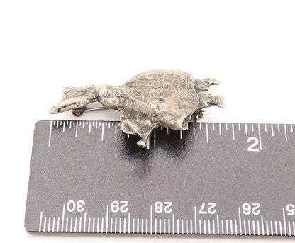 925 Silver  Vintage Antique Faceless Lady With Scarf Brooch Pin  BP10099