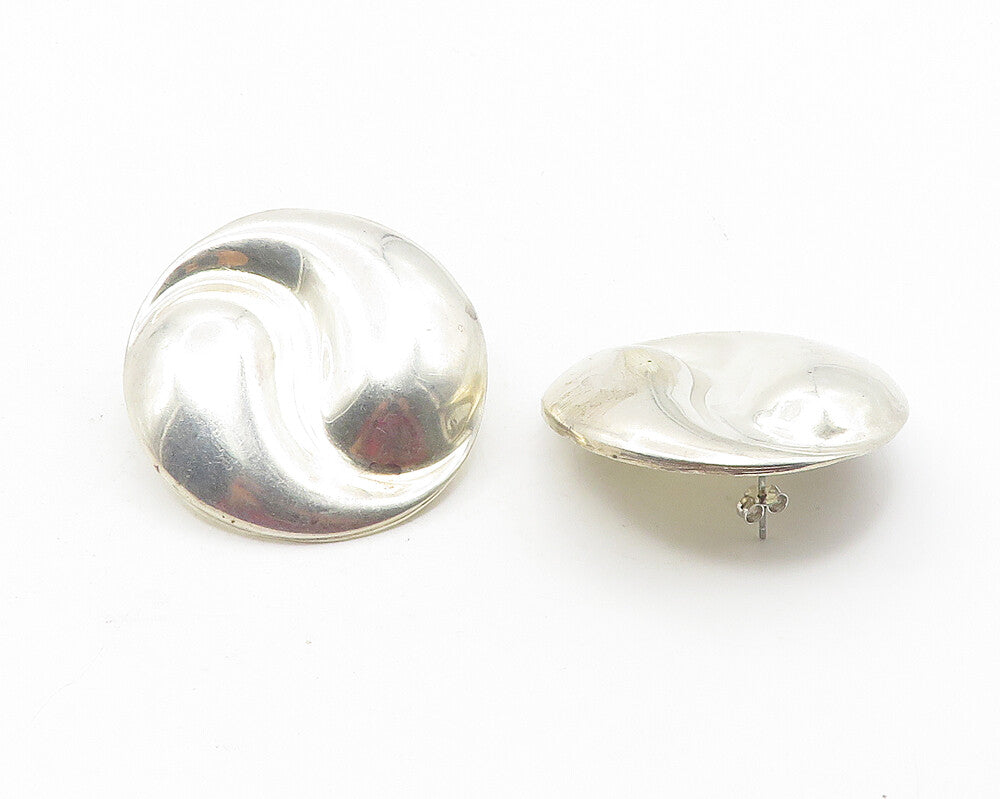 VIVACE MEXICO 925 Sterling Silver  Vintage Round Swirl Drop Earrings  EG5953