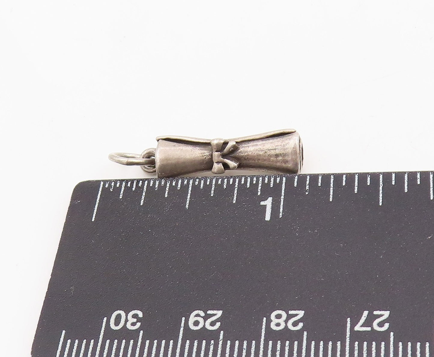 925 Sterling Silver Vintage Pendant JAMES AVERY Graduation Diploma Charm PT25203