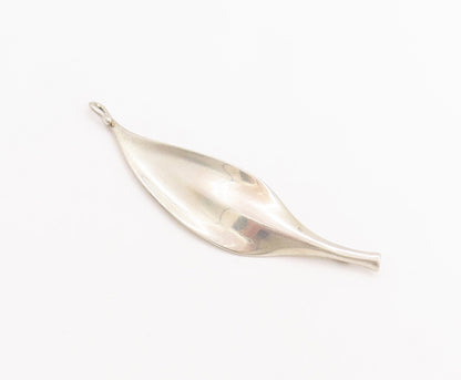 925 Sterling Silver Vintage Brooch Pin JONDELL Solid Spain Designer Leaf BP11075