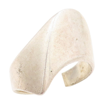 925 Sterling Silver Vintage Ring CELLINI Minimalist Solid Wave Band Sz 6 RG34011