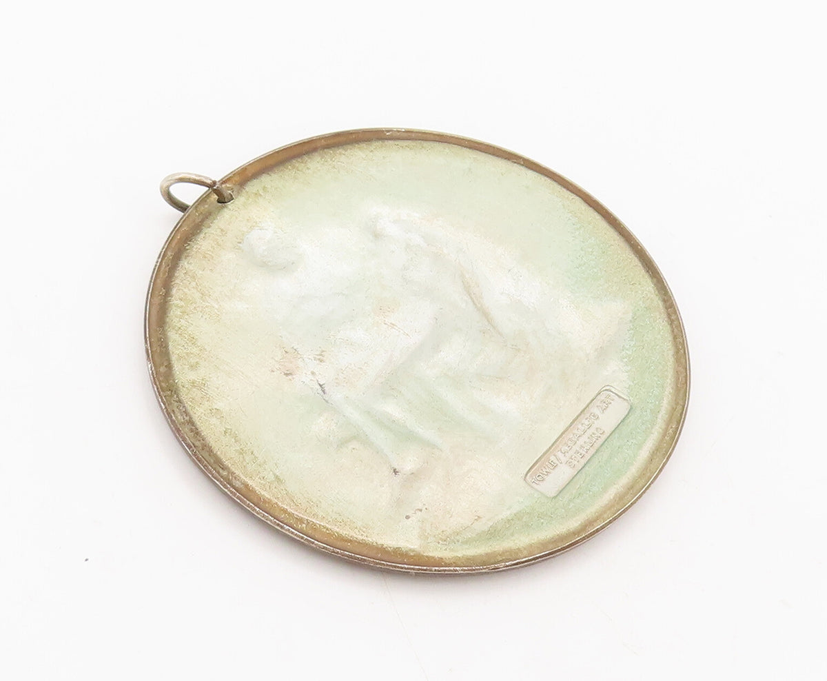 925 Sterling Silver Vintage Pendant TOWLE 1964 Large Michelangelo PT22496