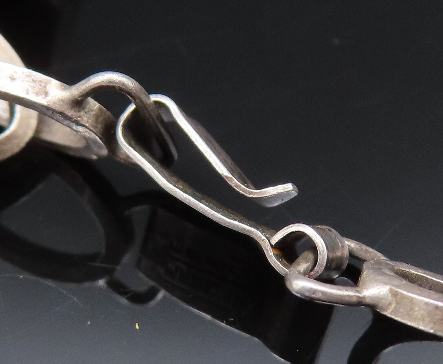 925 Silver  Vintage Bucket Pistol Spoon Dog & Multi Charm Bracelet  BT9496