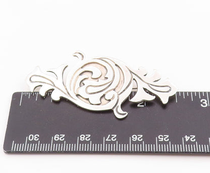 925 Sterling Silver Vintage Brooch JOSE ANTON MEXICO Scrollwork Pin  BP12485