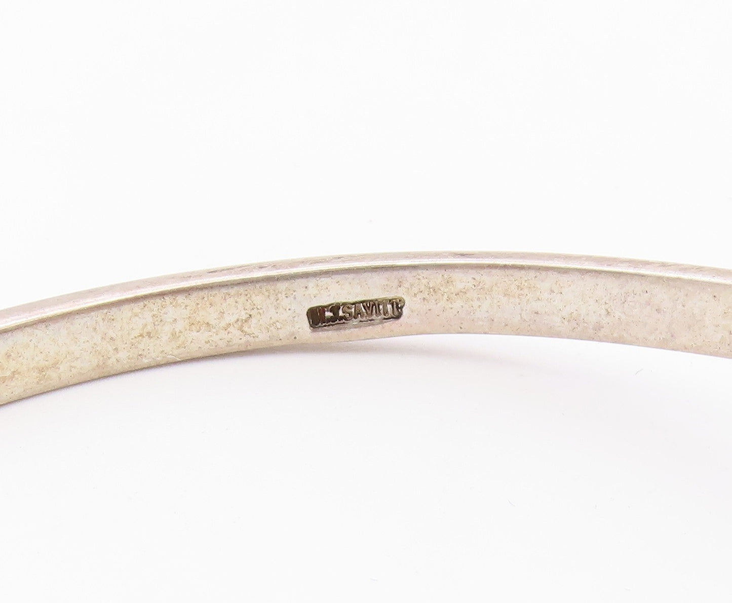 M.J. SAVITT 925 Silver   Vintage Tennis Rackets Bypass Cuff Bracelet  BT9100