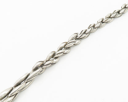 MICHAEL DAWKINS 925 Silver  Vintage Pearl Dome Twist Chain Necklace  NE2814