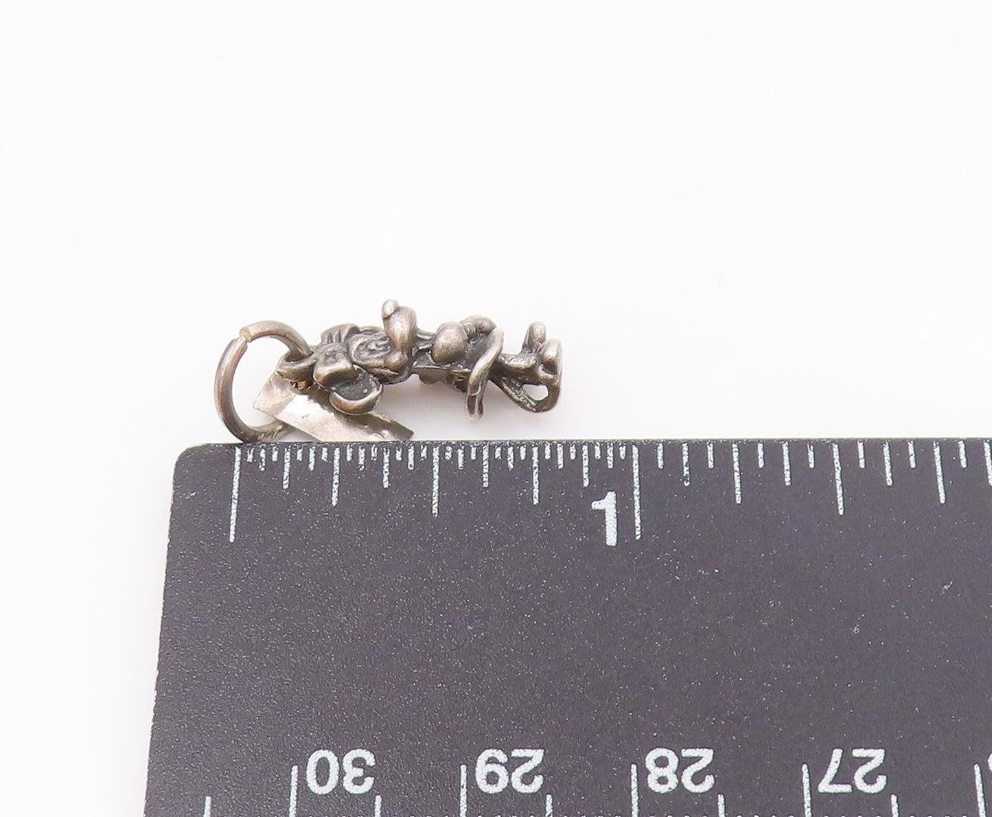 DISNEY 925 Sterling Silver  Vintage Petite Minnie Mouse Pendant  PT16710