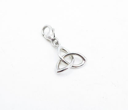 SHANORE 925 Sterling Silver  Vintage Petite Shiny Celtic Knot Pendant  PT3188