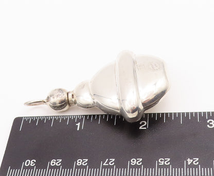 925 Sterling Silver Vintage Pendant MEXICO Designer Perfume Bottle OPENS PT23209