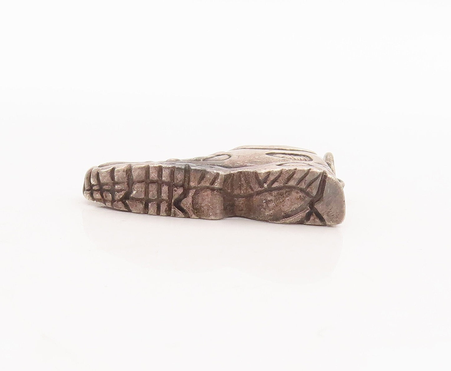 925 Sterling Silver Vintage Pendant BREAKELL 3D Carved Shoe Charm  PT23463
