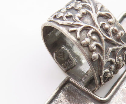 925 Sterling Silver Vintage Pendant SILPADA Hammered Scrollwork Cross  PT26286