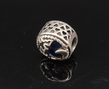 925 Sterling Silver  Vintage Enamel Topaz & Gemstones Loose Charms  TR3442