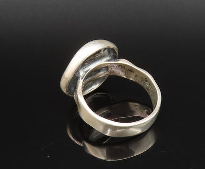 CAROLYN POLLACK 925 Silver  Vintage Chinese Character Dent Ring Sz 11  RG25962