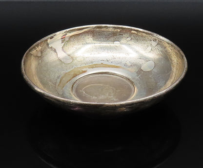 BALDWIN & MILLER 925 Sterling Silver Vintage Churchill Coin Dish Bowl TR3457